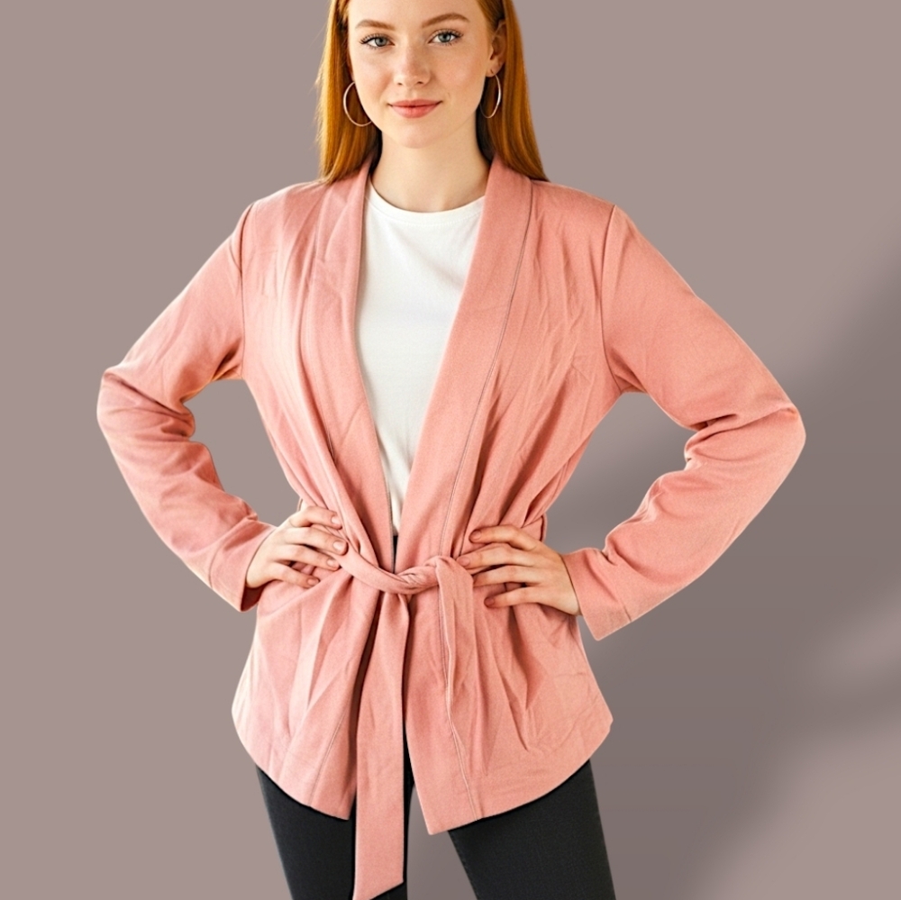 🧥H&M Super Cute Lightweight Tie-Waist Jacket Kimono
